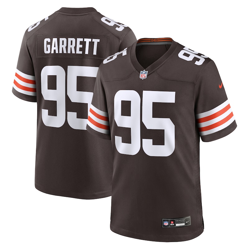 Myles Garrett Cleveland Browns Team Game Jersey - Brown