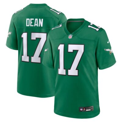 Nakobe Dean Philadelphia Eagles Alternate Game Jersey - Kelly Green