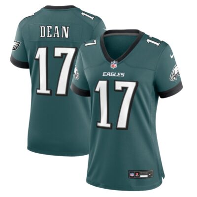 Nakobe Dean Philadelphia Eagles Women Team Game Jersey - Midnight Green