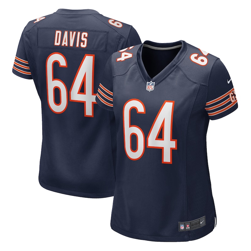 Nate Davis Chicago Bears Women Game Jersey - Navy