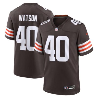 Nathaniel Watson Cleveland Browns Team Game Jersey - Brown