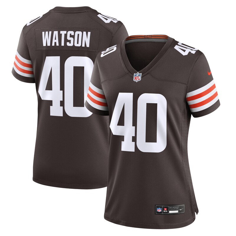 Nathaniel Watson Cleveland Browns Women Game Jersey - Brown