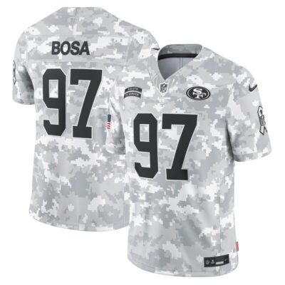 Nick Bosa San Francisco 49ers 2024 Salute to Service Limited Jersey - Arctic Camo