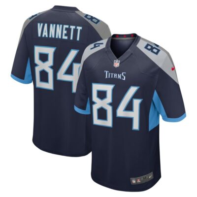 Nick Vannett Tennessee Titans Game Jersey - Navy