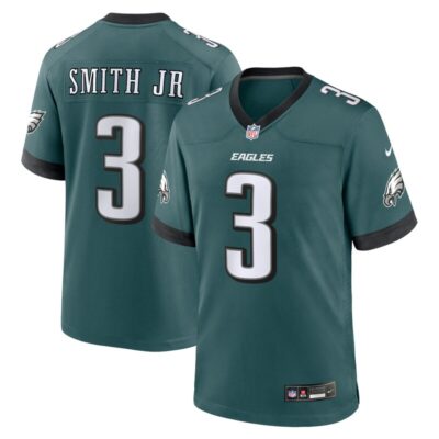 Nolan Smith Philadelphia Eagles Team Game Jersey - Midnight Green