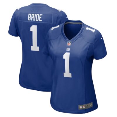 Number 1 Bride New York Giants Women Game Jersey - Royal