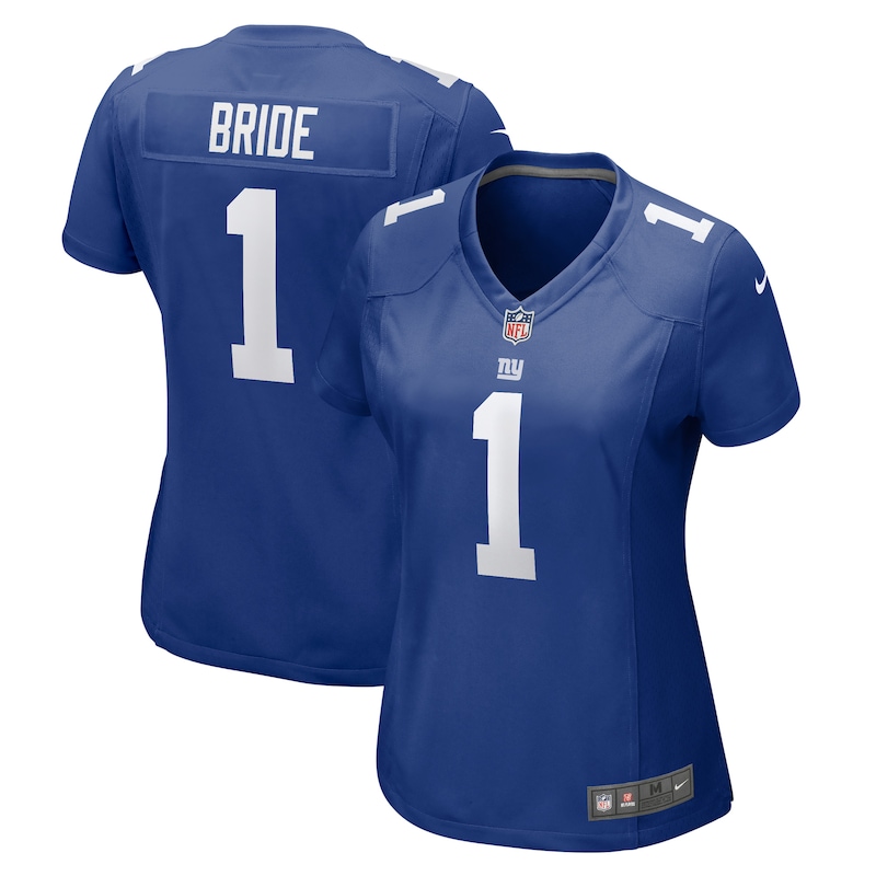Number 1 Bride New York Giants Women Game Jersey - Royal