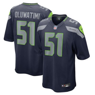 Olu Oluwatimi Seattle Seahawks Game Jersey - College Navy
