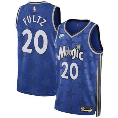 Orlando Magic #20 Markelle Fultz Blue 2023/24 Classic Edition Stitched Basketball Jersey