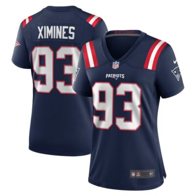 Oshane Ximines New England Patriots Women Game Jersey - Navy