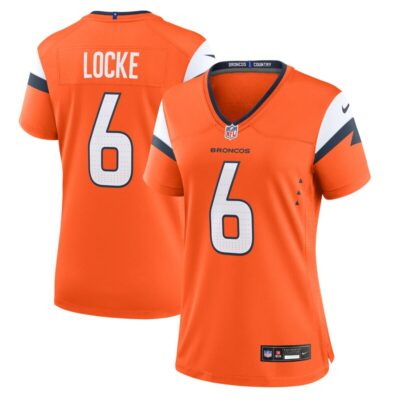 P.J. Locke Denver Broncos Women Team Game Jersey - Orange