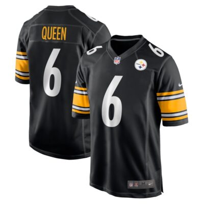 Patrick Queen Pittsburgh Steelers Game Player Jersey - Black