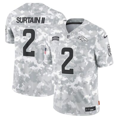 Patrick Surtain II Denver Broncos 2024 Salute to Service Limited Jersey - Arctic Camo