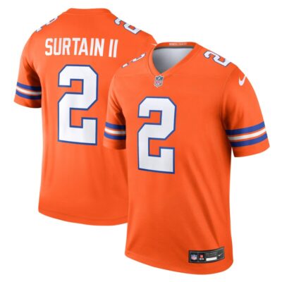 Patrick Surtain II Denver Broncos Alternate Legend Player Performance Top - Orange