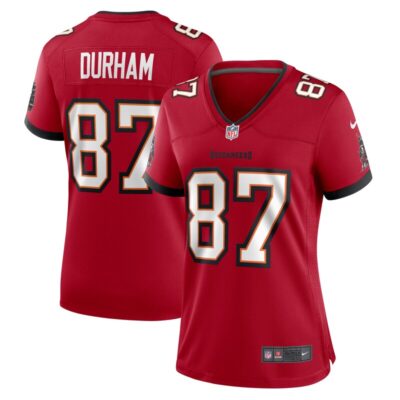 Payne Durham Tampa Bay Buccaneers Women Game Jersey - Red