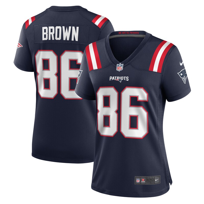 Pharaoh Brown New England Patriots Women Team Game Jersey - Navy
