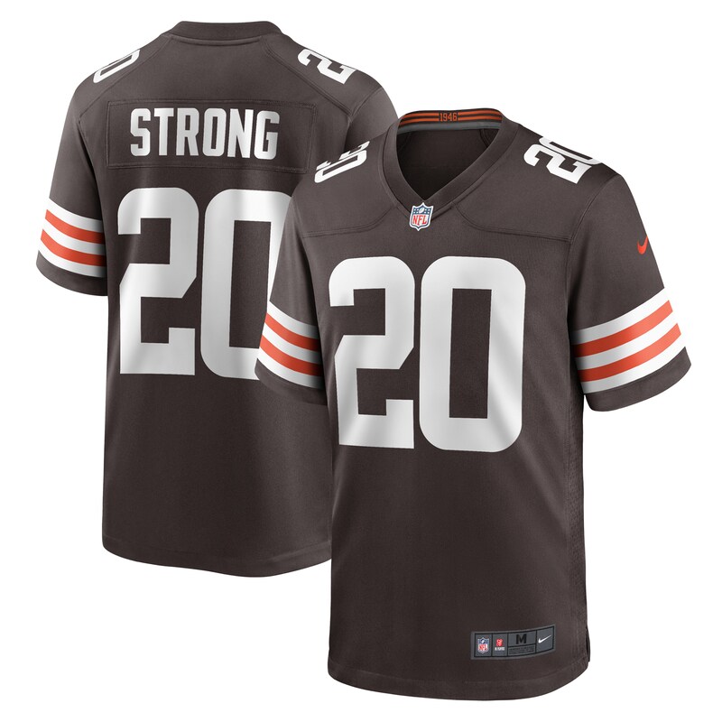 Pierre Strong Jr. Cleveland Browns Team Game Jersey - Brown