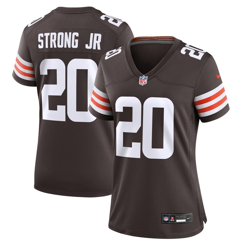 Pierre Strong Jr. Cleveland Browns Women Game Jersey - Brown