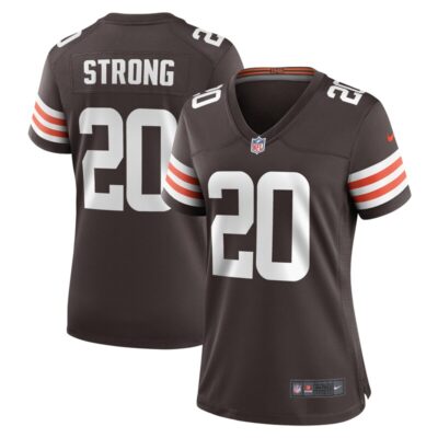 Pierre Strong Jr. Cleveland Browns Women Team Game Jersey - Brown