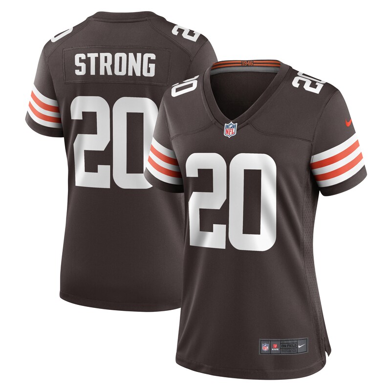 Pierre Strong Jr. Cleveland Browns Women Team Game Jersey - Brown