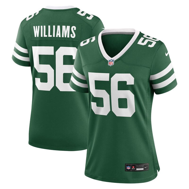 Quincy Williams New York Jets Women Game Player Jersey – Legacy Green