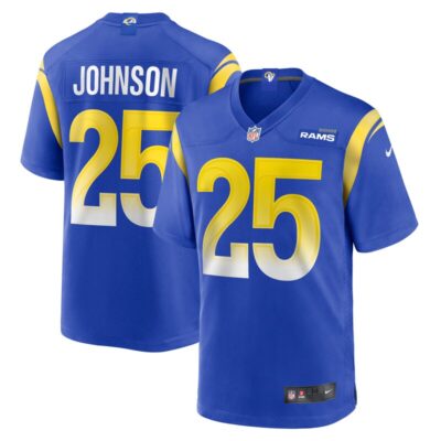 Quindell Johnson Los Angeles Rams Team Game Jersey - Royal