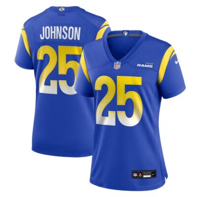 Quindell Johnson Los Angeles Rams Women Team Game Jersey - Royal