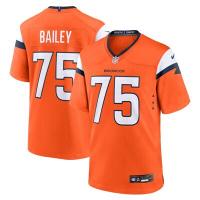 Quinn Bailey Denver Broncos Team Game Jersey - Orange