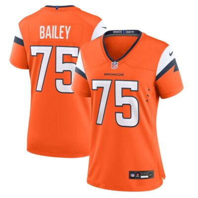 Quinn Bailey Denver Broncos Women Team Game Jersey - Orange
