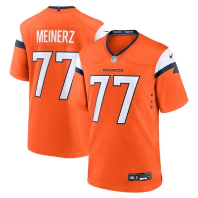 Quinn Meinerz Denver Broncos Team Game Jersey - Orange