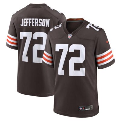 Quinton Jefferson Cleveland Browns Team Game Jersey - Brown