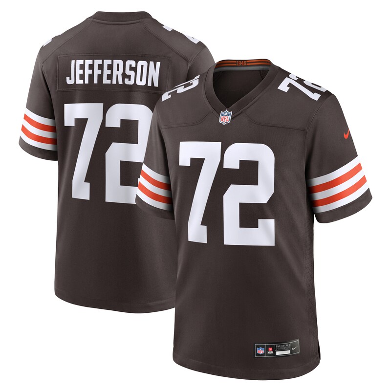 Quinton Jefferson Cleveland Browns Team Game Jersey - Brown