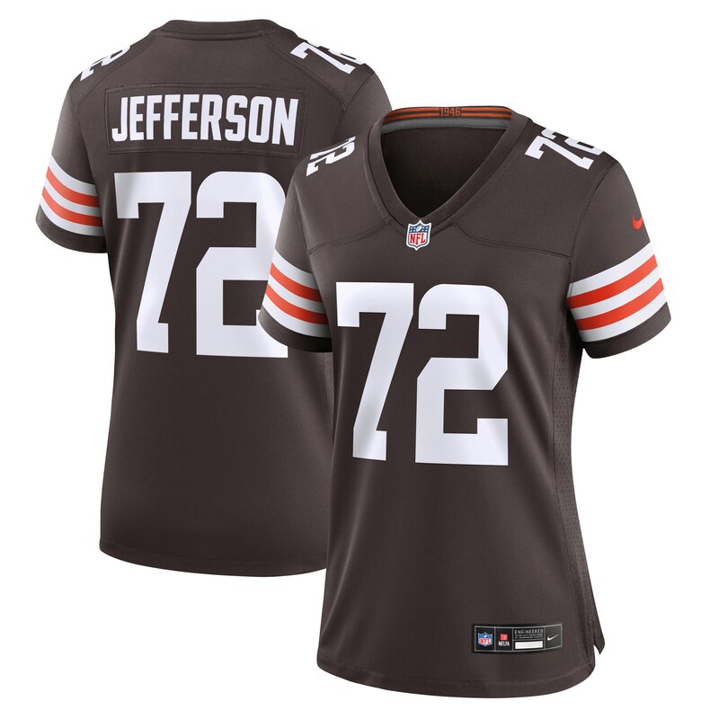 Quinton Jefferson Cleveland Browns Women Game Jersey - Brown