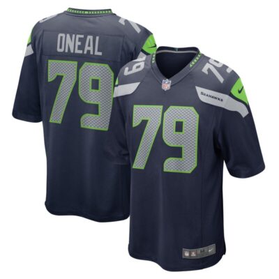 Raiqwon O'Neal Seattle Seahawks Team Game Jersey - College Navy
