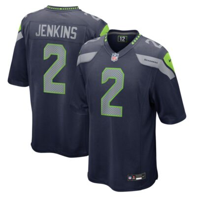 Rayshawn Jenkins Seattle Seahawks Game Jersey - College Navy