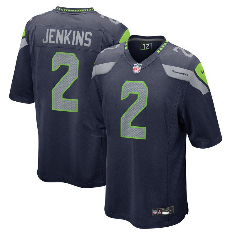 Rayshawn Jenkins Seattle Seahawks Game Jersey - College Navy