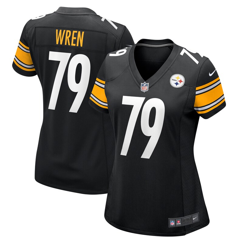 Renell Wren Pittsburgh Steelers Women Game Jersey - Black