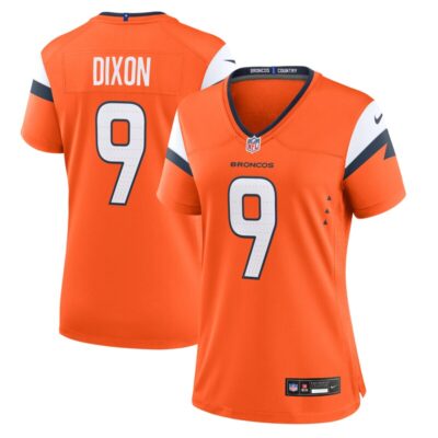 Riley Dixon Denver Broncos Women Team Game Jersey - Orange