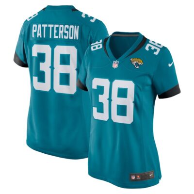 Riley Patterson Jacksonville Jaguars Women Team Game Jersey - Teal