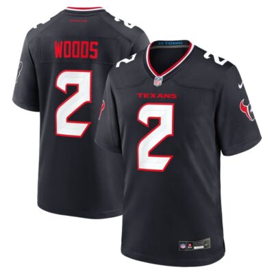 Robert Woods Houston Texans Team Game Jersey - Navy