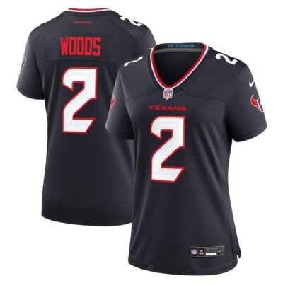 Robert Woods Houston Texans Women Team Game Jersey - Navy