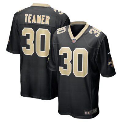 Roderic Teamer New Orleans Saints Game Jersey - Black