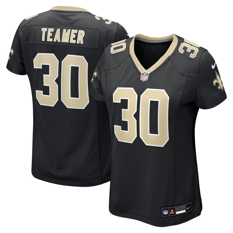 Roderic Teamer New Orleans Saints Women Game Jersey - Black