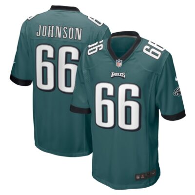 Roderick Johnson Philadelphia Eagles Game Jersey - Midnight Green