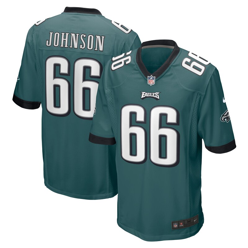 Roderick Johnson Philadelphia Eagles Game Jersey - Midnight Green