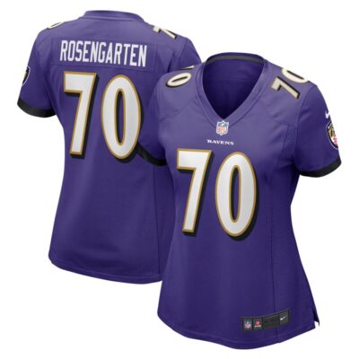 Roger Rosengarten Baltimore Ravens Women Game Jersey - Purple