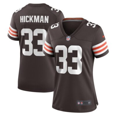 Ronnie Hickman Cleveland Browns Women Team Game Jersey - Brown