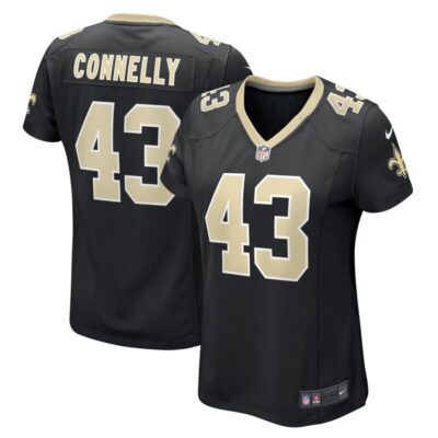 Ryan Connelly New Orleans Saints Women Team Game Jersey - Black