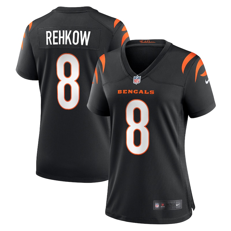 Ryan Rehkow Cincinnati Bengals Women Game Jersey - Black