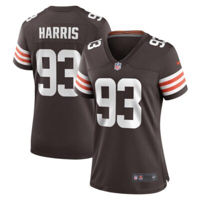 Shelby Harris Cleveland Browns Women Team Game Jersey - Brown